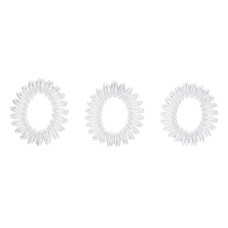 Transparente spiralelastikker, Ø 4 cm, 3 stk.